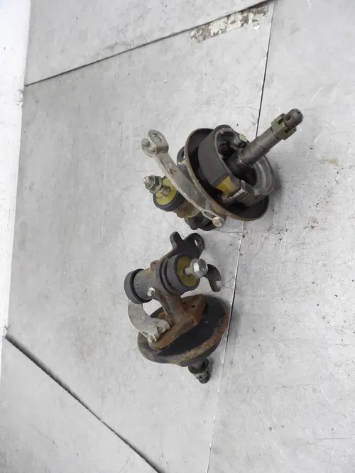 2005 SUZUKI QUADSPORT 80 OEM FRONT BRAKE ANCHOR PLATES