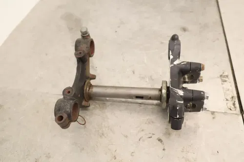 1995 KAWASAKI KE100 OEM FRONT FORKS LOWER UPPER TRIPLE TREE STEM CLAMP