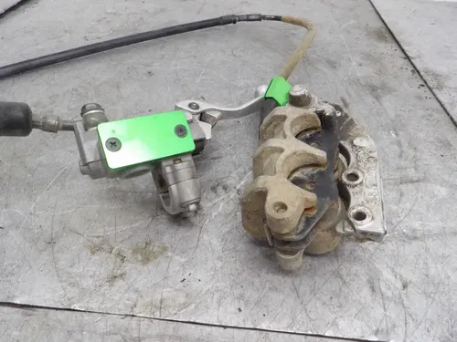 06-08 2007 KX450F KX450 OEM Front Brake Caliper Holder Master Cylinder Line