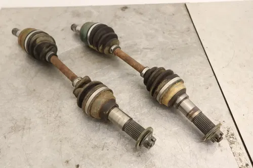 1999 YAMAHA GRIZZLY 600 YFM600FWA 4X4 OEM FRONT LEFT RIGHT DRIVE CV AXLES PIVOTS