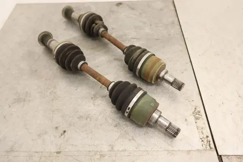 1999 YAMAHA GRIZZLY 600 YFM600FWA 4X4 OEM FRONT LEFT RIGHT DRIVE CV AXLES PIVOTS
