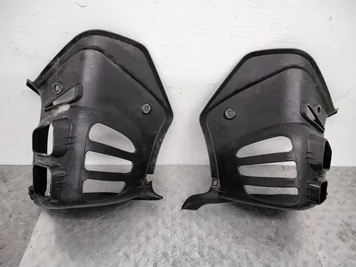 2005 KAWASAKI KFX700 OEM LEFT RIGHT MUD SPLASH GUARDS FOOTWELLS