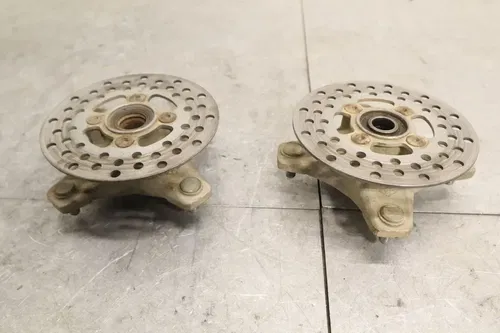 2010 YAMAHA YFZ450X OEM FRONT WHEEL RIGHT LEFT HUBS HUB SET