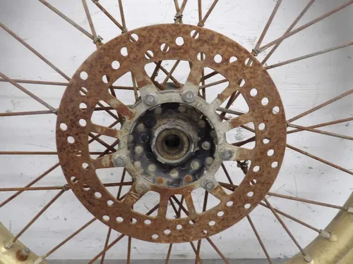 1986 Yamaha YZ125 OEM Front Wheel YZ 125 250 490 86 1LX-25111-00-98