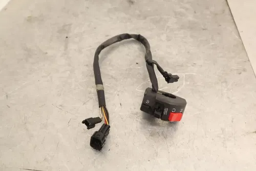 2006 KAWASAKI NINJA ZX6R ZX636C OEM RIGHT CLIP ON HANDLE KILL OFF START SWITCH