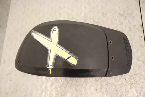 2004 BOMBARDIER DS650 BAJA OEM FRONT RIGHT FENDER MUD SPLASH GUARD FLAP