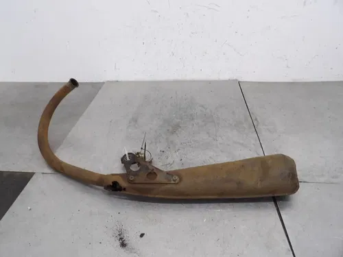 1976 HONDA XR75 OEM EXHAUST PIPE CHAMBER HEADER