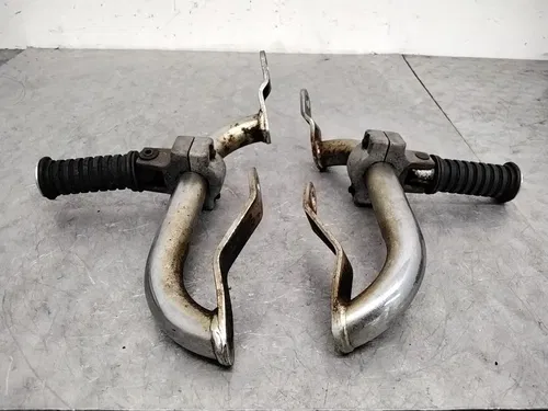 1984 YAMAHA FJ1100 POSA HIGHWAY FOOT RESTS PEGS STEPS SET PAIR W CRASH GUARDS
