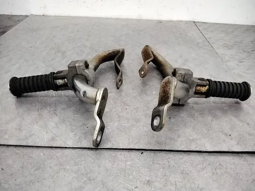 1984 YAMAHA FJ1100 POSA HIGHWAY FOOT RESTS PEGS STEPS SET PAIR W CRASH GUARDS