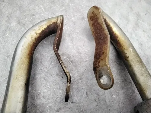 1984 YAMAHA FJ1100 POSA HIGHWAY FOOT RESTS PEGS STEPS SET PAIR W CRASH GUARDS