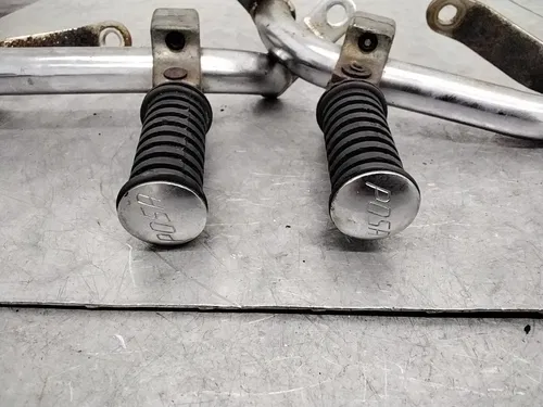 1984 YAMAHA FJ1100 POSA HIGHWAY FOOT RESTS PEGS STEPS SET PAIR W CRASH GUARDS