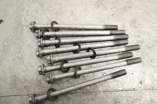 2002 KAWASAKI PRAIRIE 650 KVF650A 4X4 OEM ENGINE CYLINDER BOLTS HARDWARE MOTOR