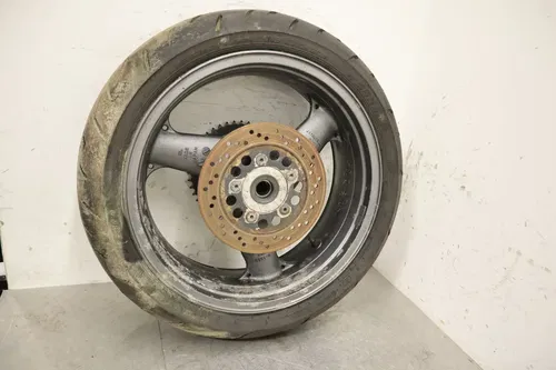 1997 KAWASAKI NINJA ZX7R ZX750P OEM REAR WHEEL BACK RIM W TIRE