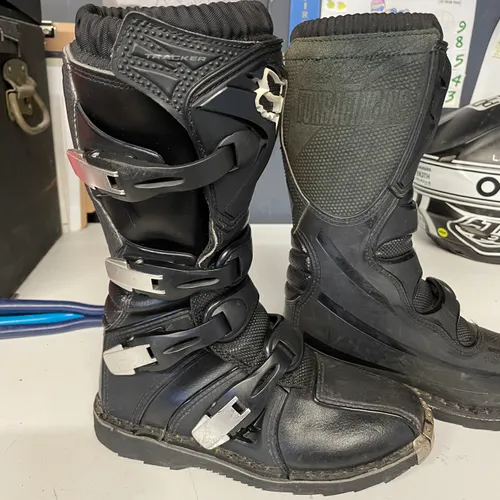 Youth Fox Racing Tracker Boots - Size 5