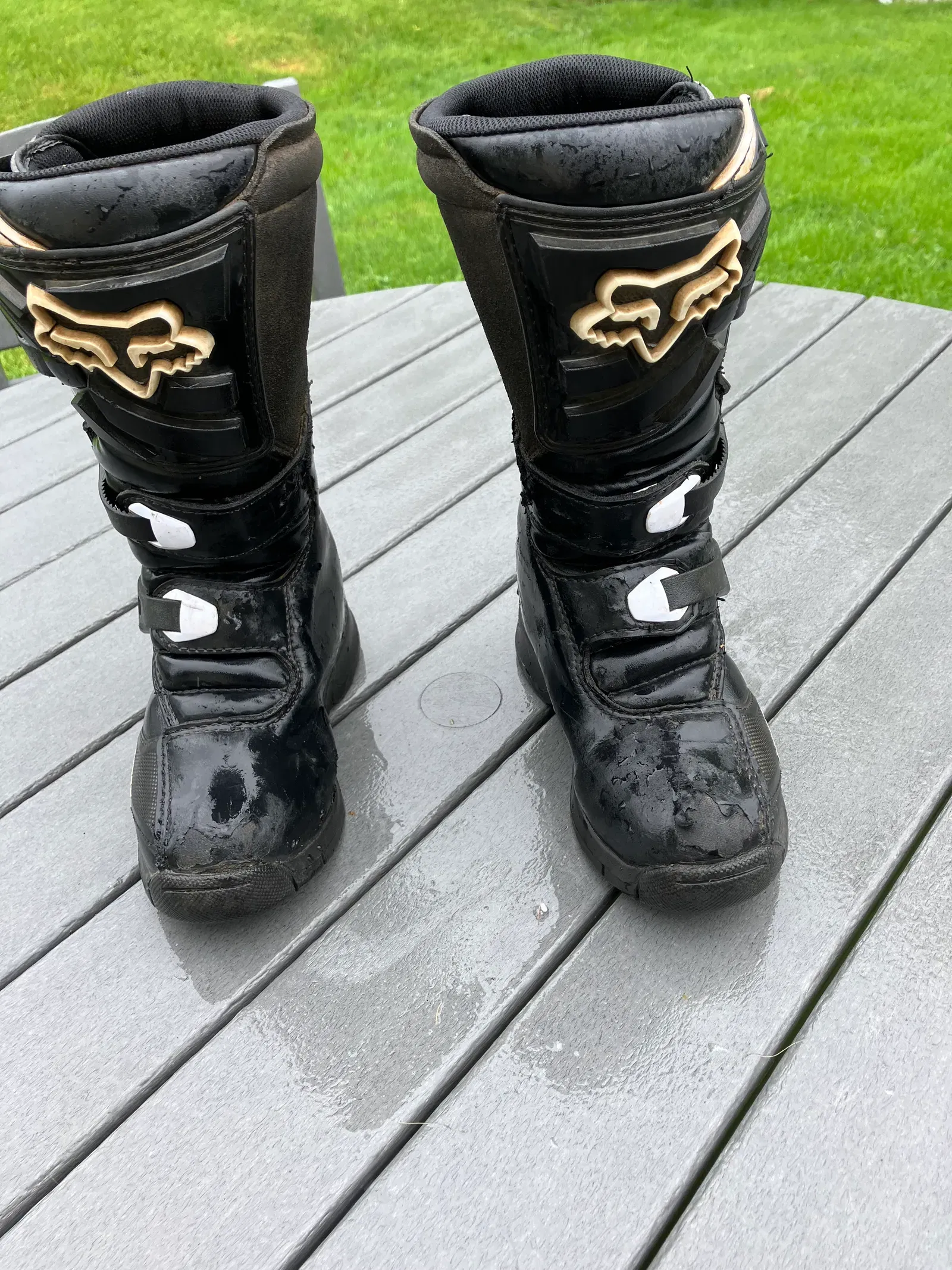 Fox racing comp 3 youth size 1 boots