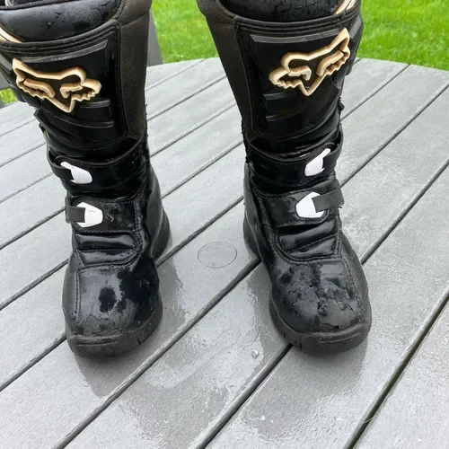 Fox racing comp 3 youth size 1 boots