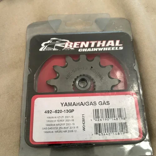 renthal front sprocket yz250f 2001-2023 13 tooth