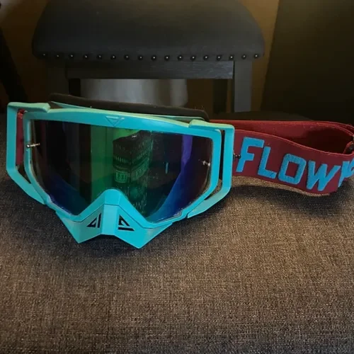Flow Vision Crimson Teal Goggles