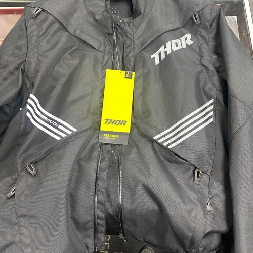 Thor Terrain Dual Sport Jacket - Black Size Md