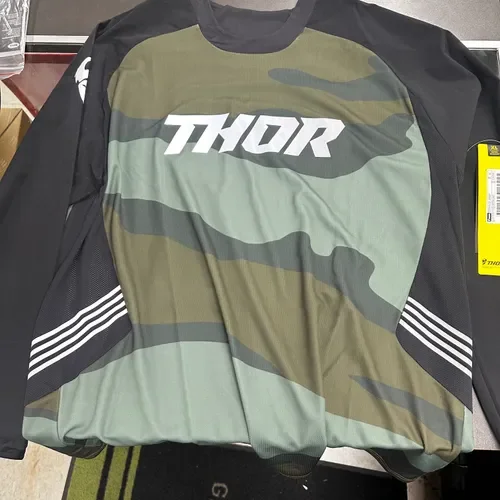 Thor Terrain Jersey Camo Size Xl