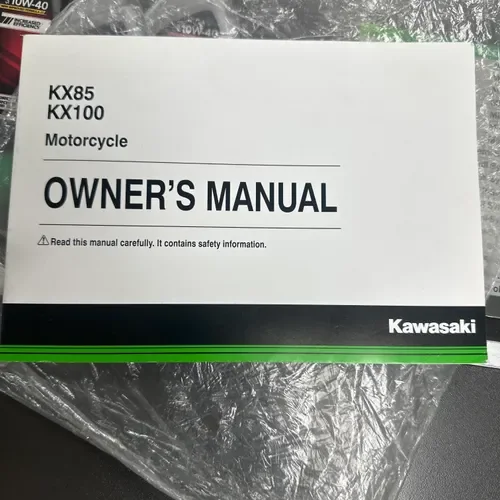 2016 Kawasaki KX85/100 Owners Manual 