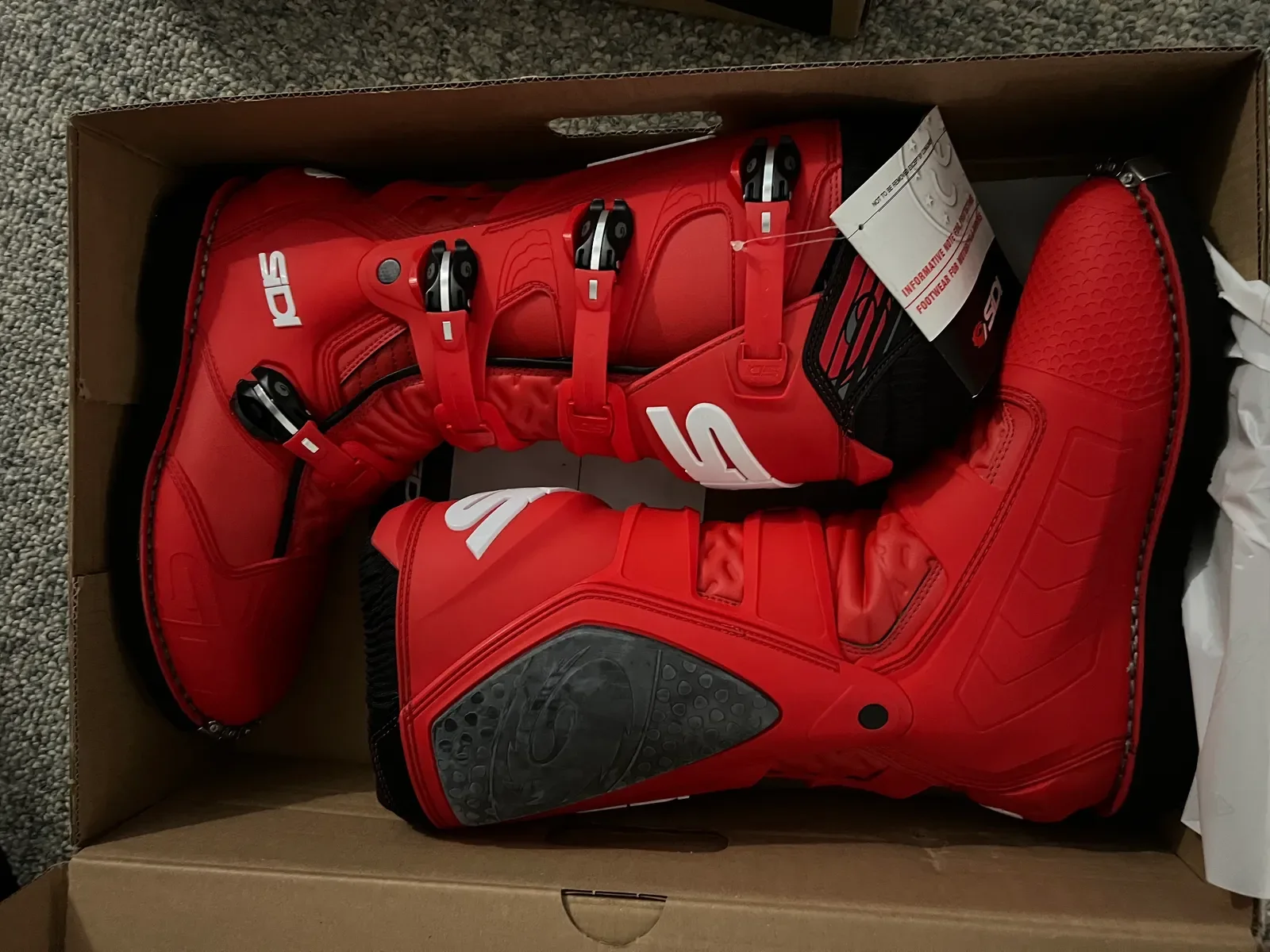 Sidi X Power Boots Red Size 11.5 46