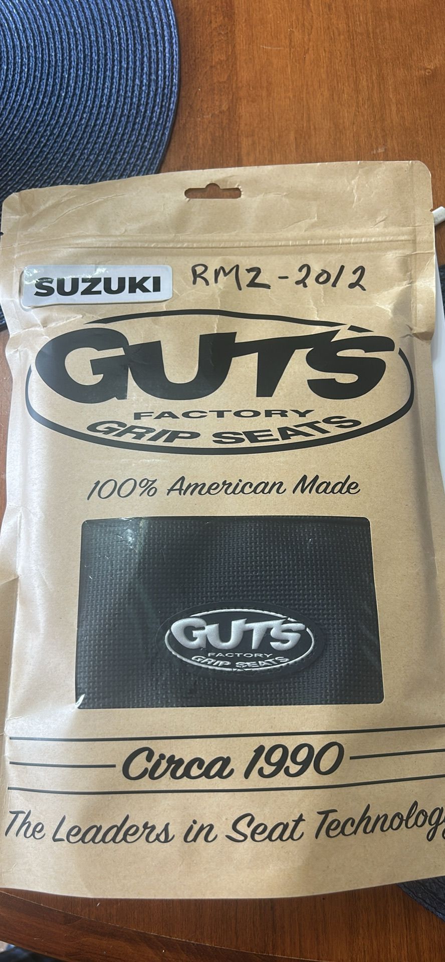 Guts Racing Gripper Seat Cover