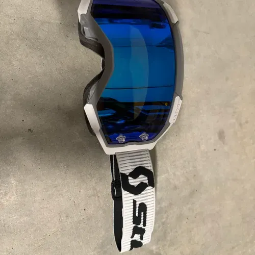 Scott Fury goggle White/Grey