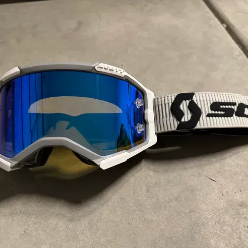 Scott Fury goggle White/Grey
