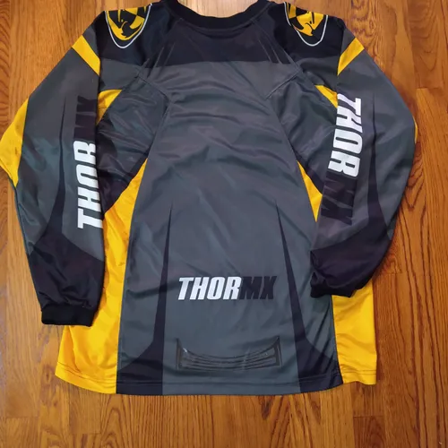 Thor Core Jersey (Charcoal/Yellow)- Size L
