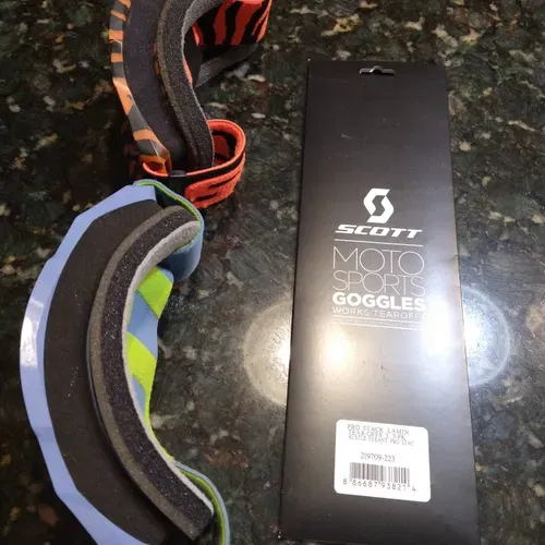 Scott Hustle Goggles (2 Pair) W/ EXTRAS