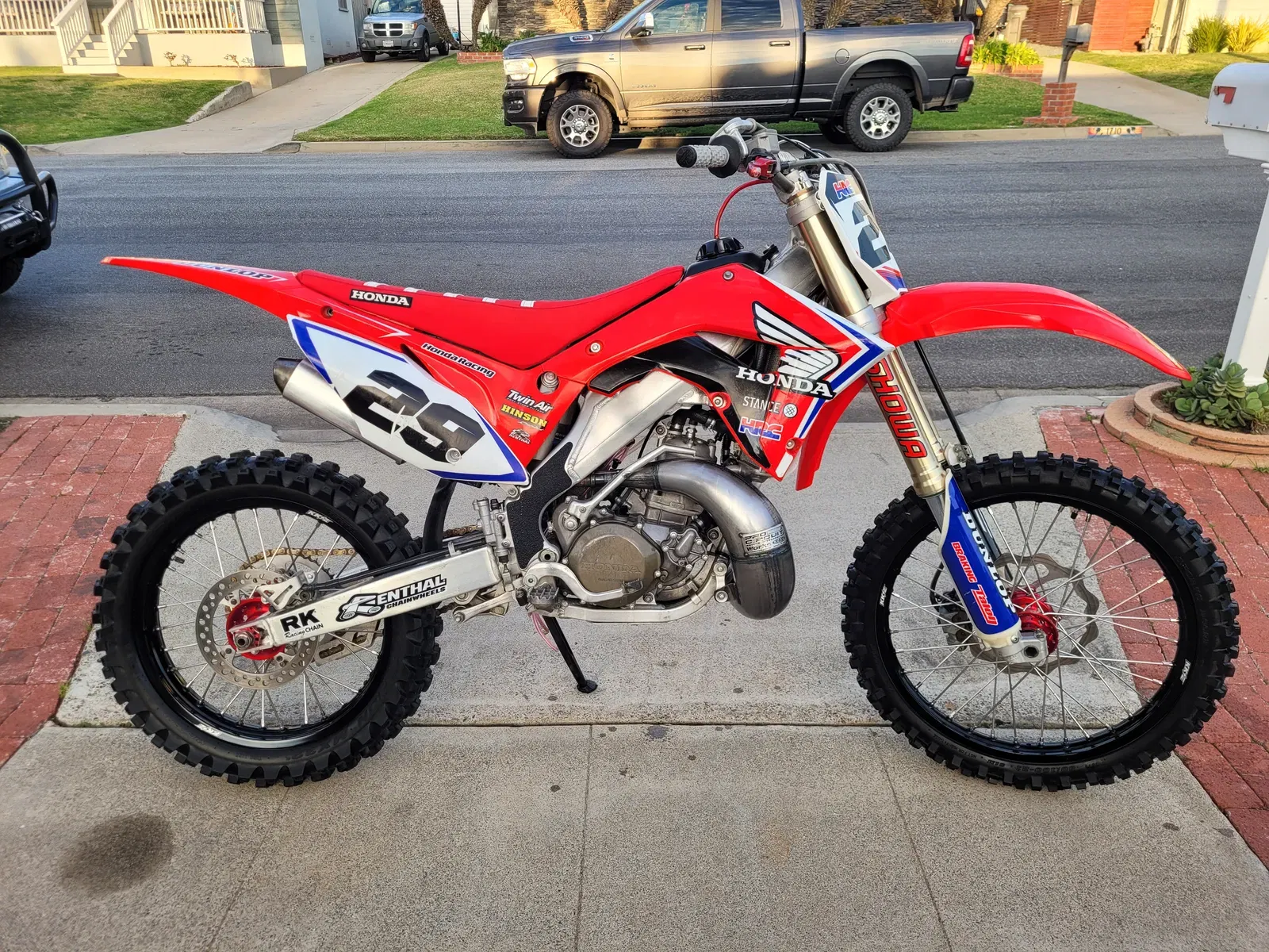 Honda CR250 two stroke