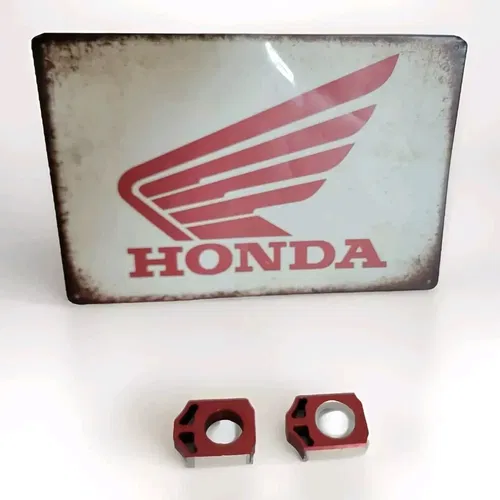 2009-2010 Honda CRF 250R CRF 450R Rear Axle Blocks Works Connection Elite Red