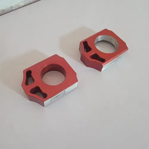 2009-2010 Honda CRF 250R CRF 450R Rear Axle Blocks Works Connection Elite Red