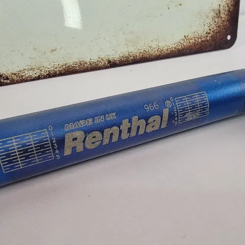 Renthal 7/8 Aluminum Reed Windham Racer Handlebar #966 Blue 966-05-BU-01-185