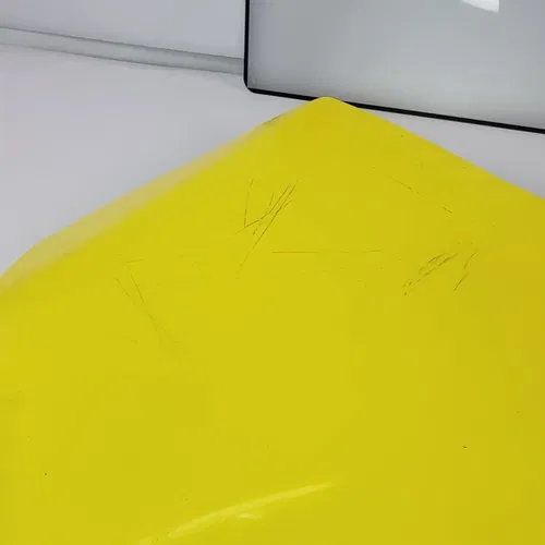 2001 Suzuki RM 250 Front Number Plate Yellow No Breaks Front Plate Suzuki OEM