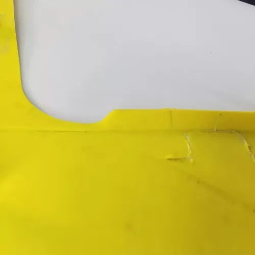 2001 Suzuki RM 250 Front Number Plate Yellow No Breaks Front Plate Suzuki OEM
