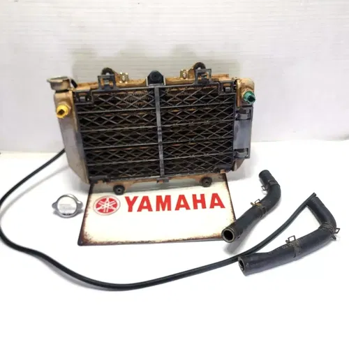 2004 04-09 Yamaha YFZ 450 YFZ 450 Radiator Guard Hoses Sensors Overflow Tube OEM