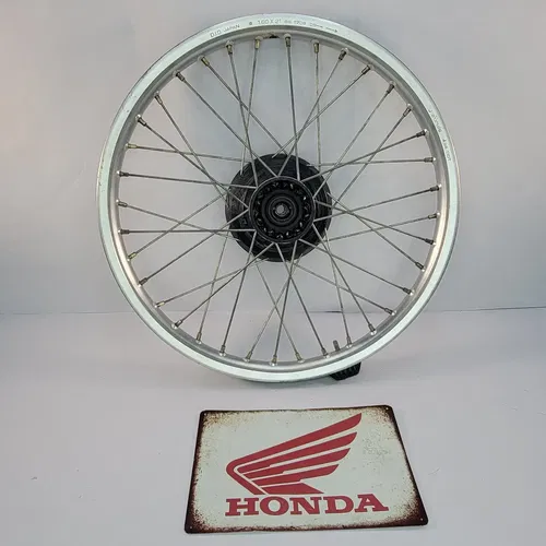 1998 1994-2002 HONDA XR200R Front Wheel Hub Rim Spokes 21x1.60 Tire Removed OEM