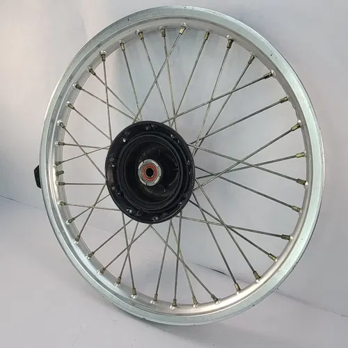1998 1994-2002 HONDA XR200R Front Wheel Hub Rim Spokes 21x1.60 Tire Removed OEM