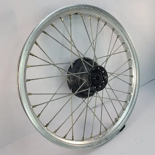 1998 1994-2002 HONDA XR200R Front Wheel Hub Rim Spokes 21x1.60 Tire Removed OEM