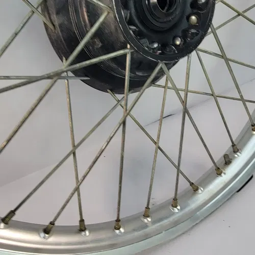 1998 1994-2002 HONDA XR200R Front Wheel Hub Rim Spokes 21x1.60 Tire Removed OEM