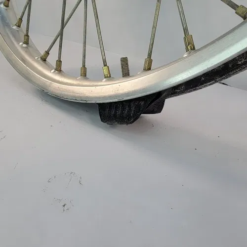 1998 1994-2002 HONDA XR200R Front Wheel Hub Rim Spokes 21x1.60 Tire Removed OEM