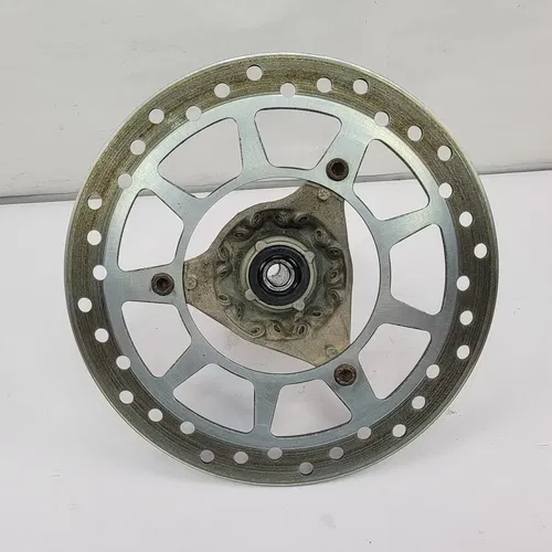 2004 1994-2018 YAMAHA YZ85 Front Wheel Hub Brake Rotor Silver Yamaha OEM