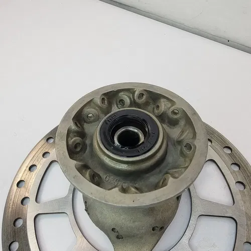 2004 1994-2018 YAMAHA YZ85 Front Wheel Hub Brake Rotor Silver Yamaha OEM