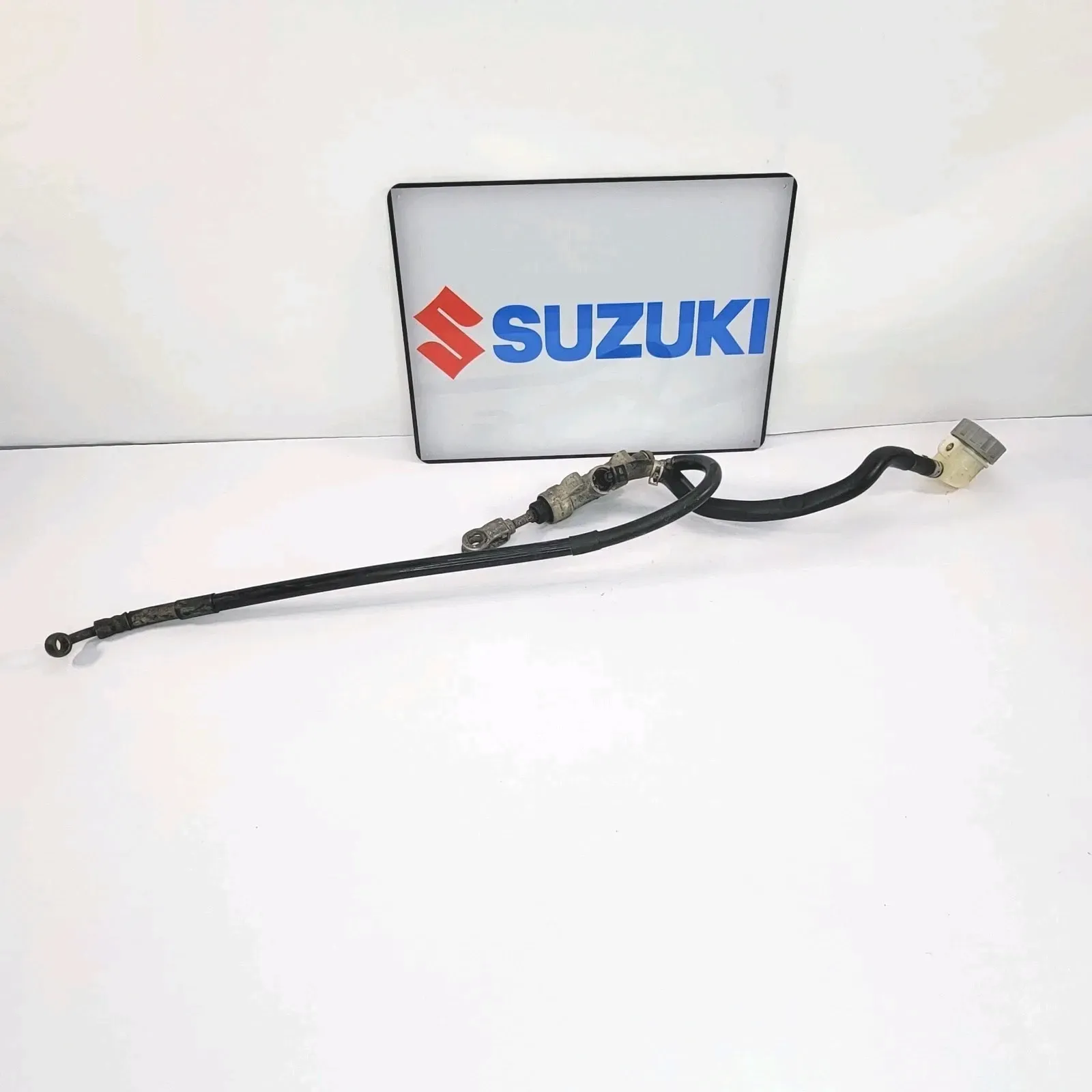 1992 1990-1996 Suzuki Dr 350 DR 250 Rear Brake Master Cylinder And Line OEM