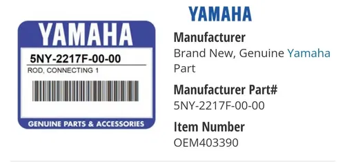 2003 02-03 YAMAHA YZ250 WR250 450 Rear Shock Linkage Cushion Link Connecting Rod