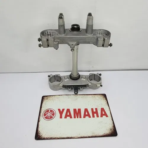 2003 YAMAHA WR450F Triple Tree Clamp Fork Clamps Steering Stem Upper Lower OEM