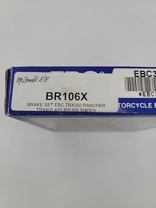Honda TRX Forman 350 400 450 EBC 351 Standard Brake Shoes Type BR106X NEW