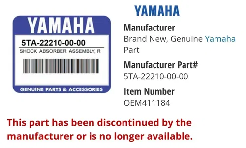 2003 2001-2004 YAMAHA YZ450F WR450F Rear Shock Rear Suspension Absorber